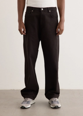 Mogens Relaxed 5 Pocket Heavy Twill Pants Refined fit LightweightWeave