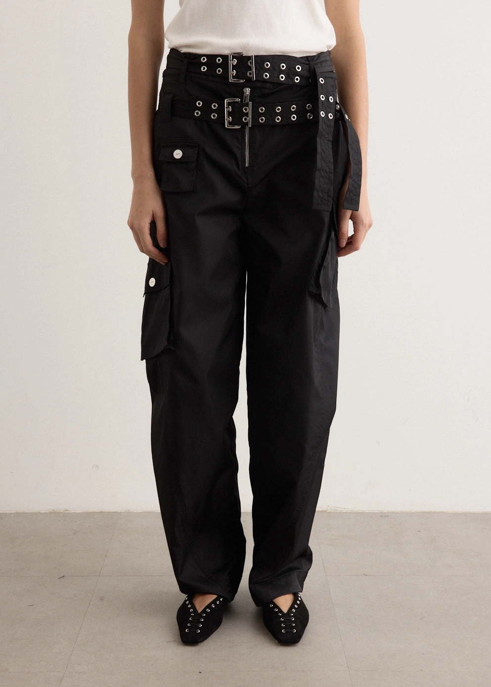 Duchess Nylon Pocket Pants slim fit Flattering Design Wear