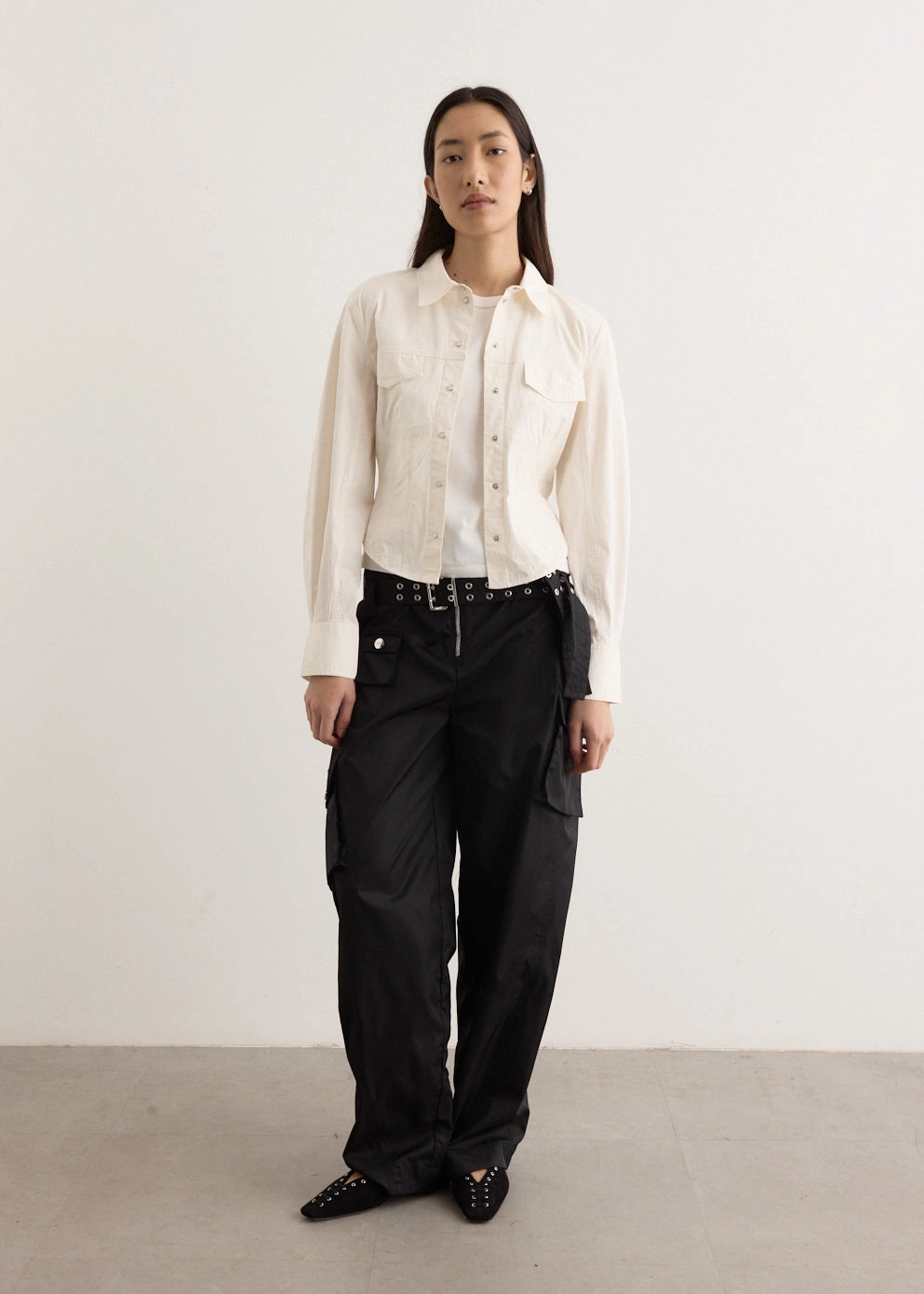 Duchess Nylon Pocket Pants Warm design