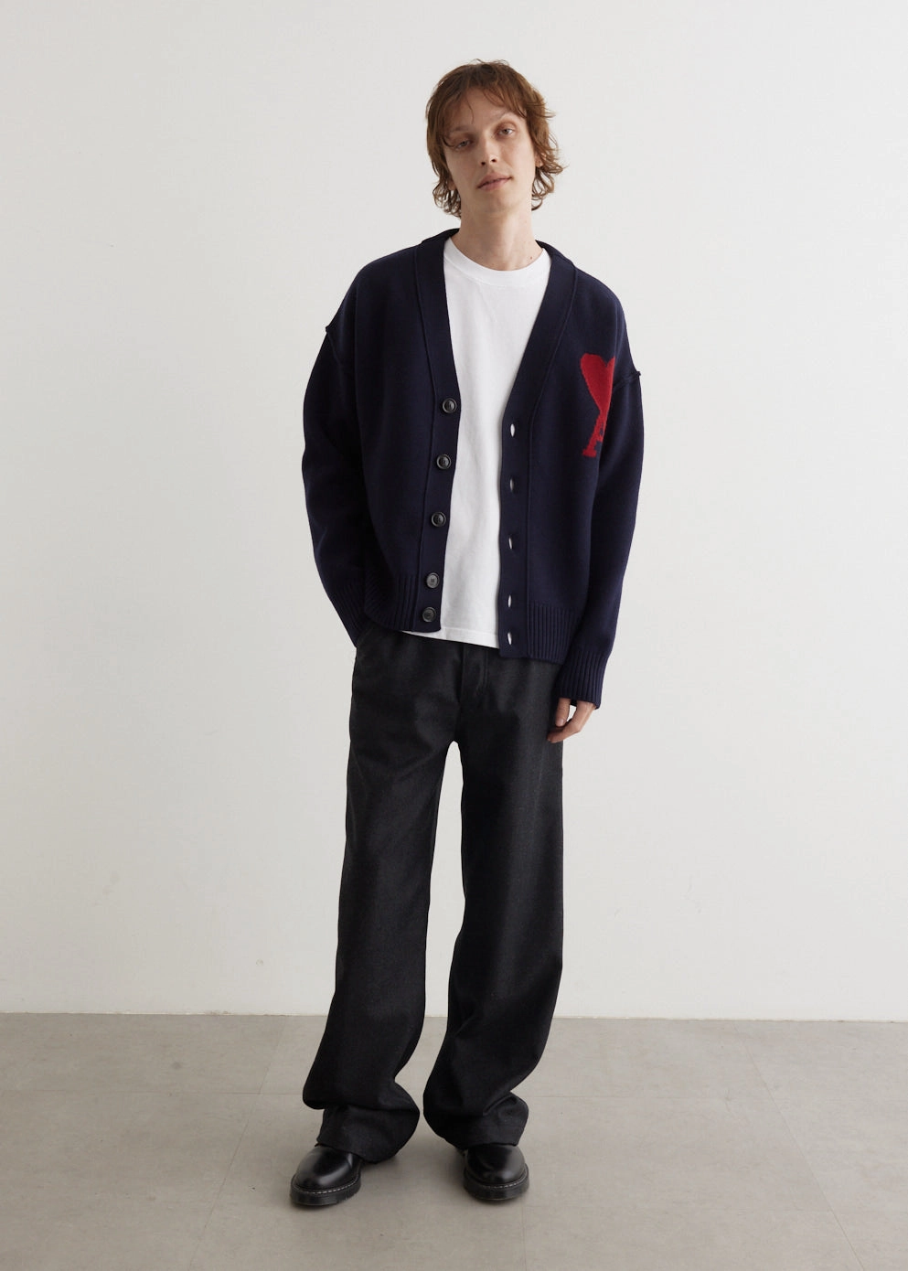 Red ADC Cardigan Button Closure Cold Season