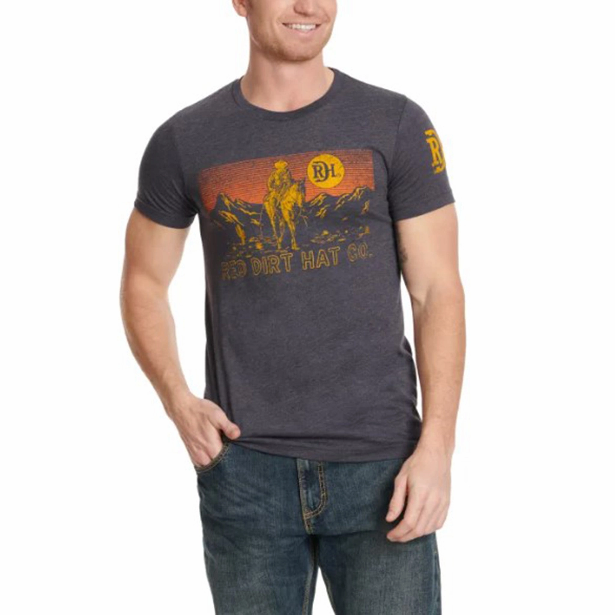 Red Dirt Men's Heather Navy Vaquero Tee Practical Choice