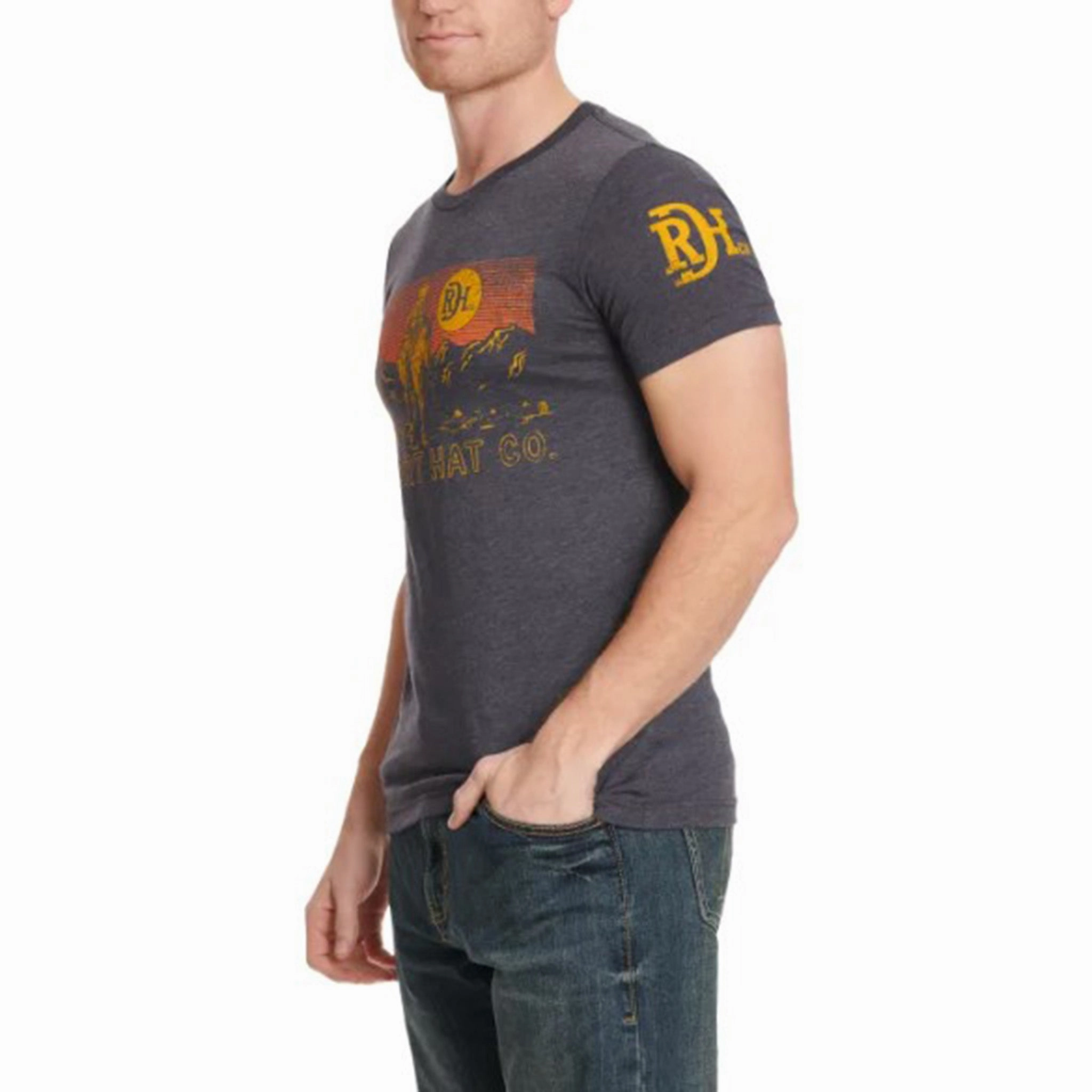 Timeless Style Red Dirt Men's Heather Navy Vaquero Tee