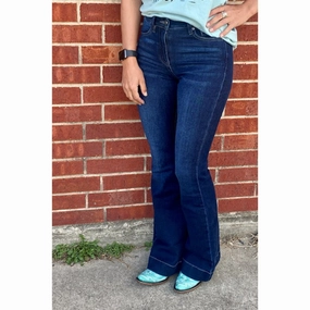 KanCan Maven Dark High Rise Trouser Relaxed Feel Versatile Design