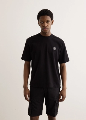 Regular Fit Compass Patch Overdyed T-Shirt Slim Waist