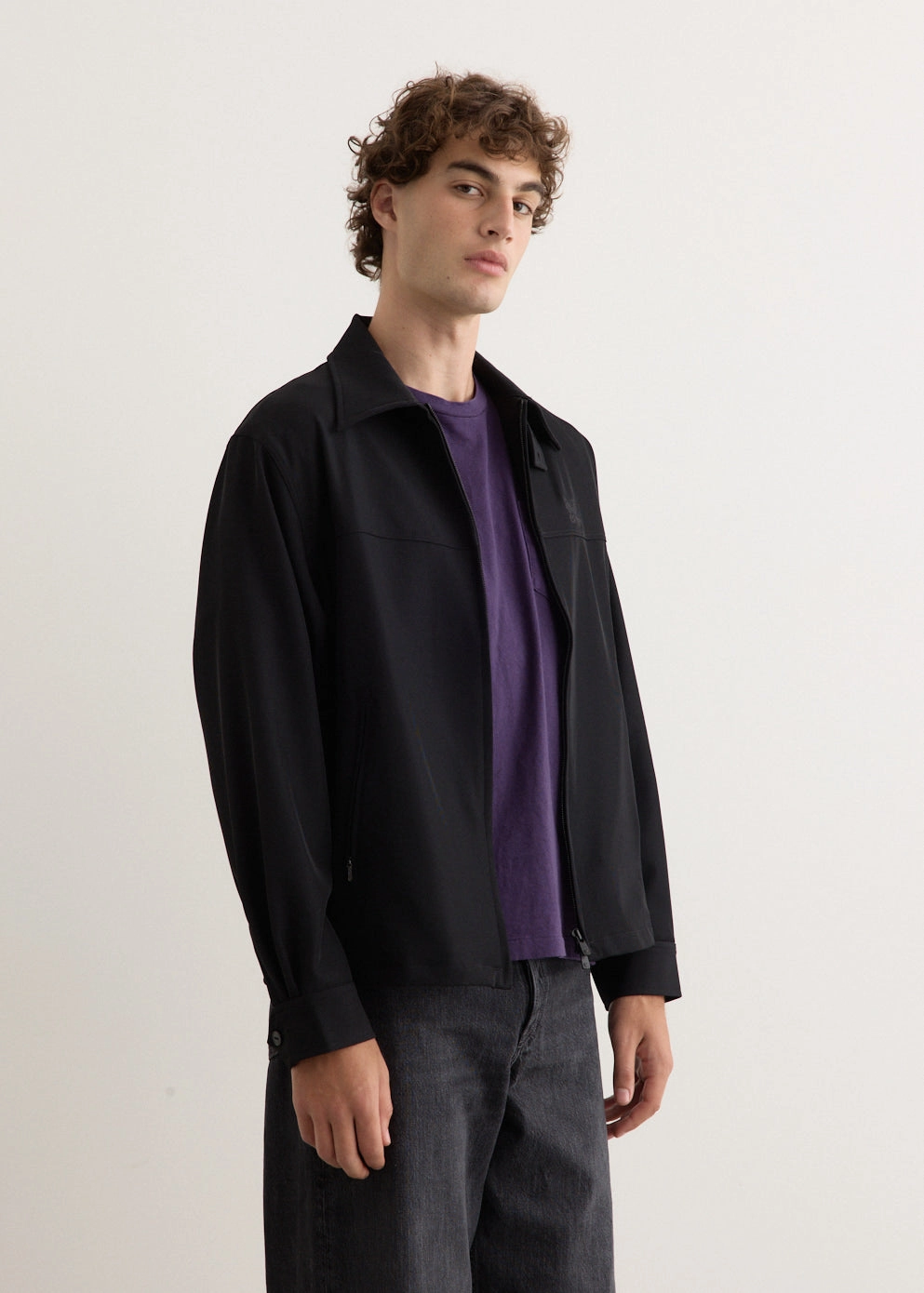Sport Jacket Magnetic Fastenings Relaxed Layers