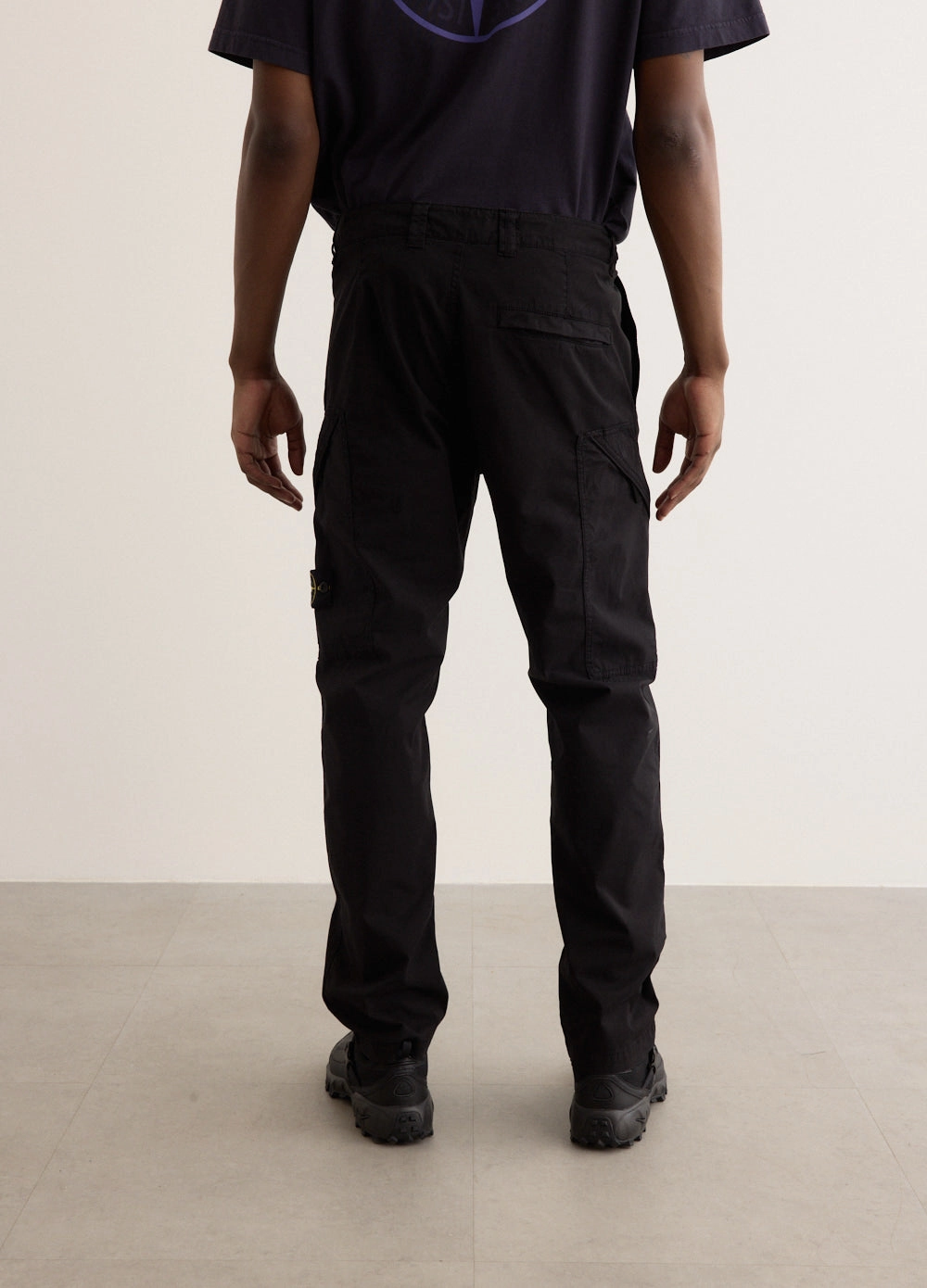 Breathable Waist Regular Fit Supima Diagonal Cargo Pants