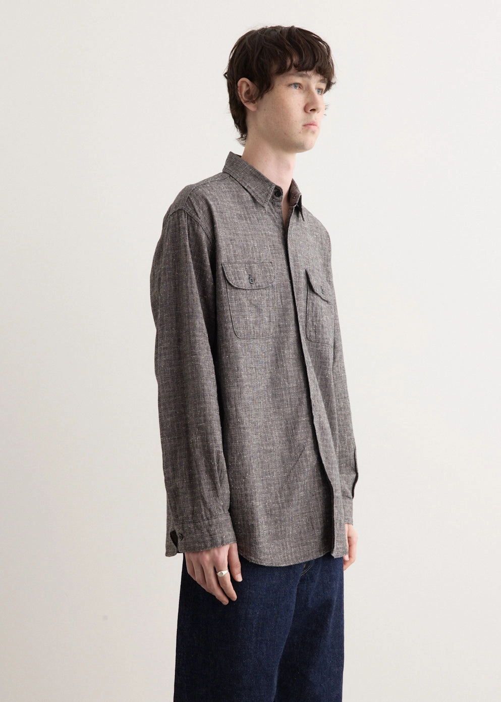 Relax Fit Work Shirt Sophisticated Look Non Iron Fabric