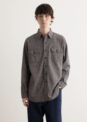 Adjustable Hem Matte Finish Relax Fit Work Shirt