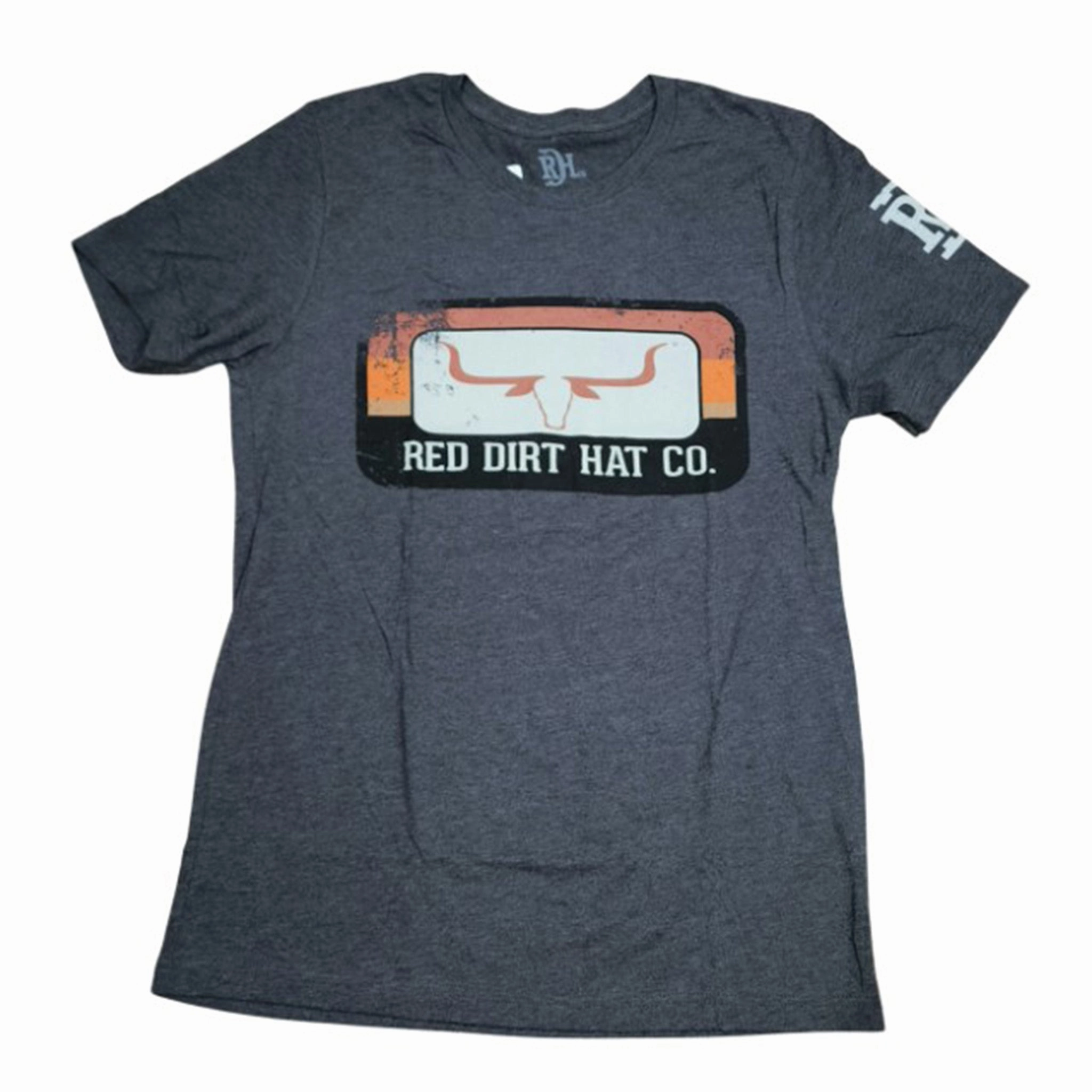 Wardrobe Staple Red Dirt Unisex Charcoal Runaway/Horns T-Shirt