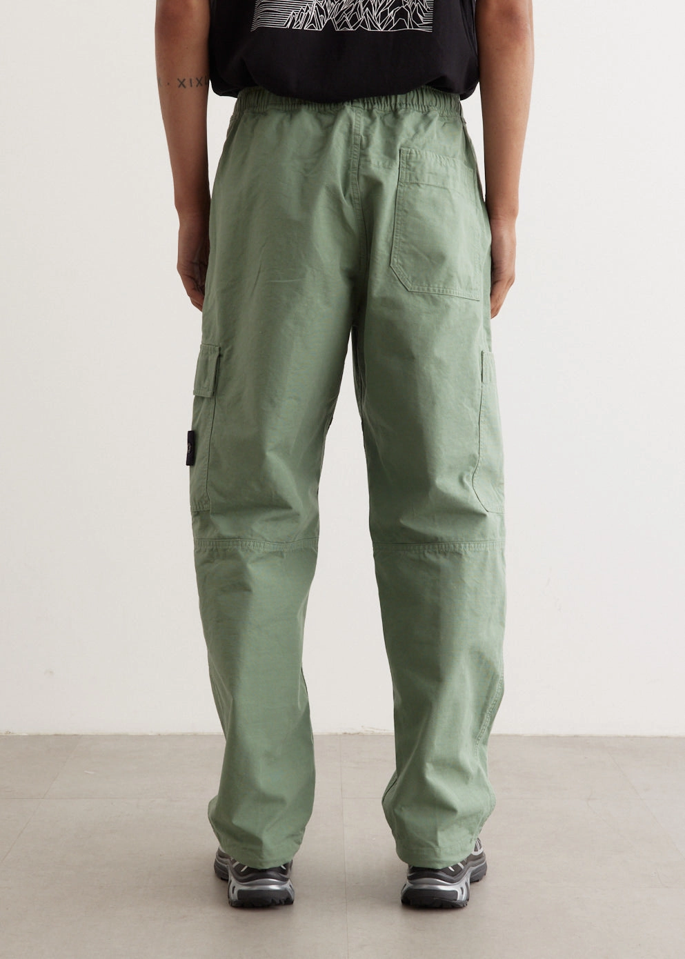Tailored Silhouette Compression Fit Relaxed Fit Cotton Ripstop Cargo Pants
