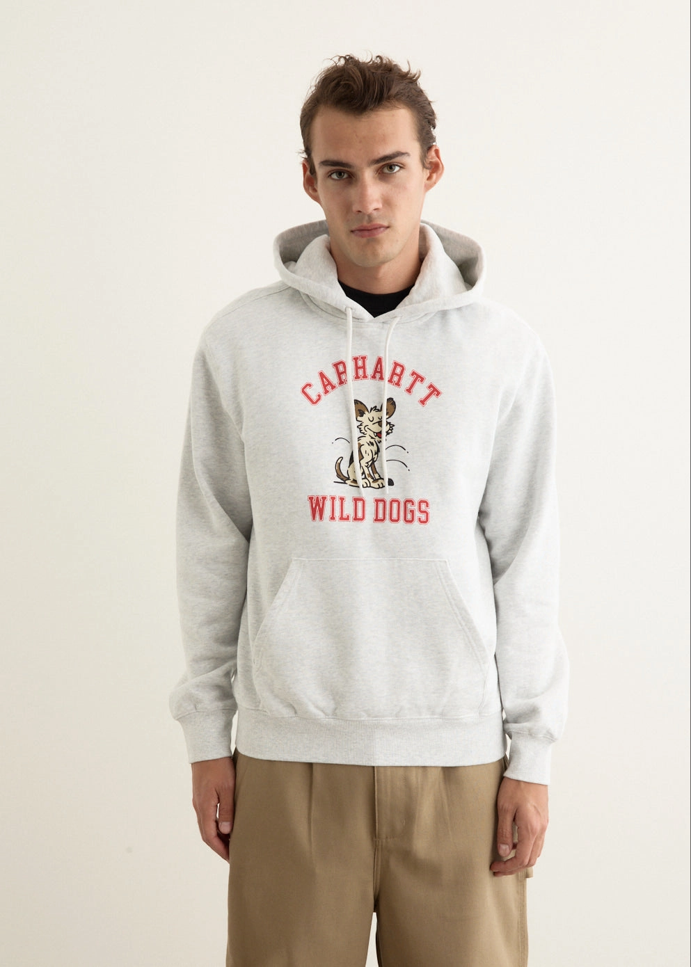 Hooded Wild Dog Sweatshirt Cold Weather Must-Have Relaxed Comfort Wear