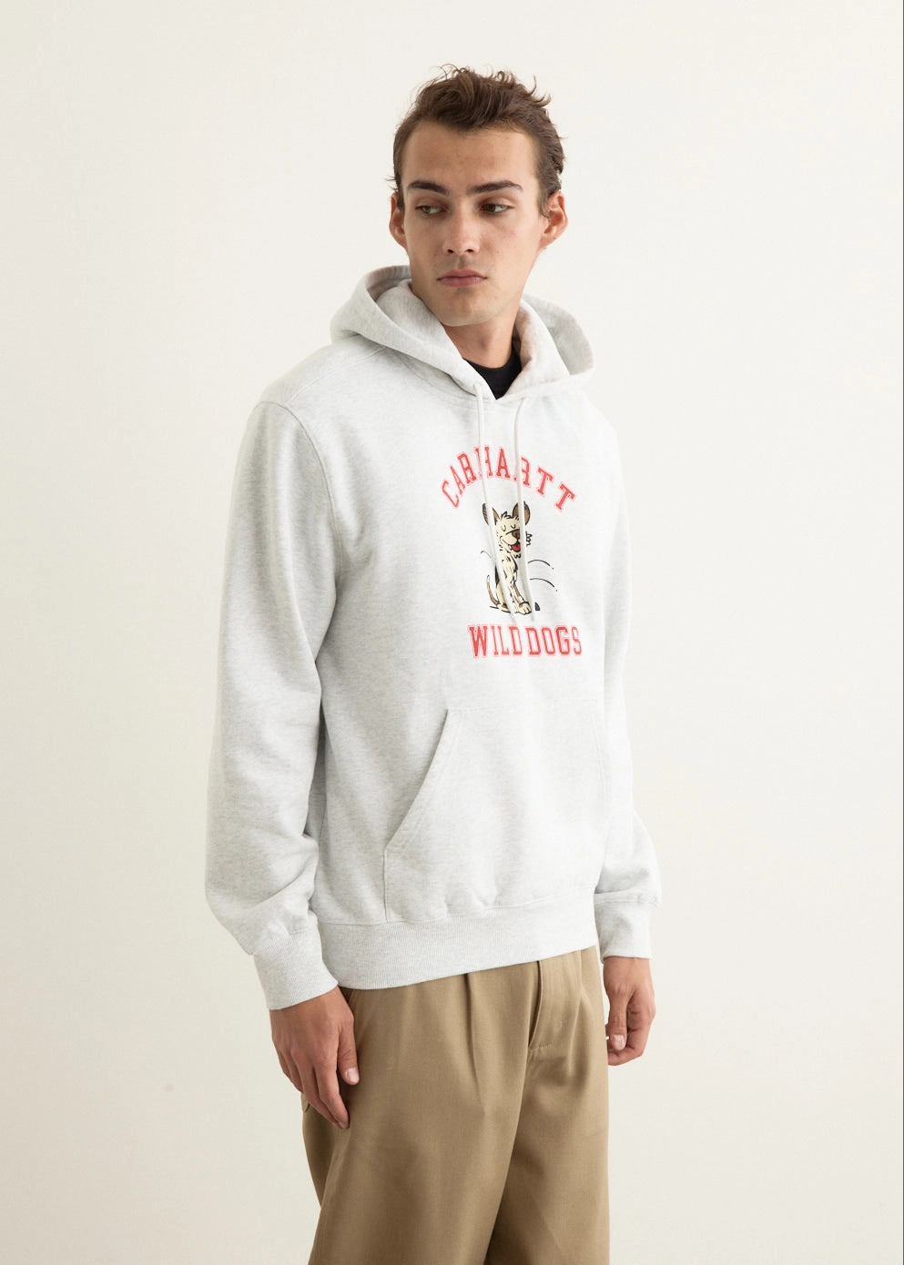 Hooded Wild Dog Sweatshirt Warm Comfort Fit