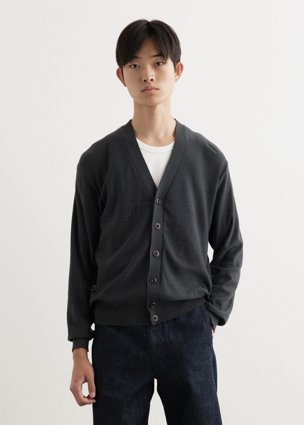 Relaxed Twisted Cardigan Recycled materials UV Block