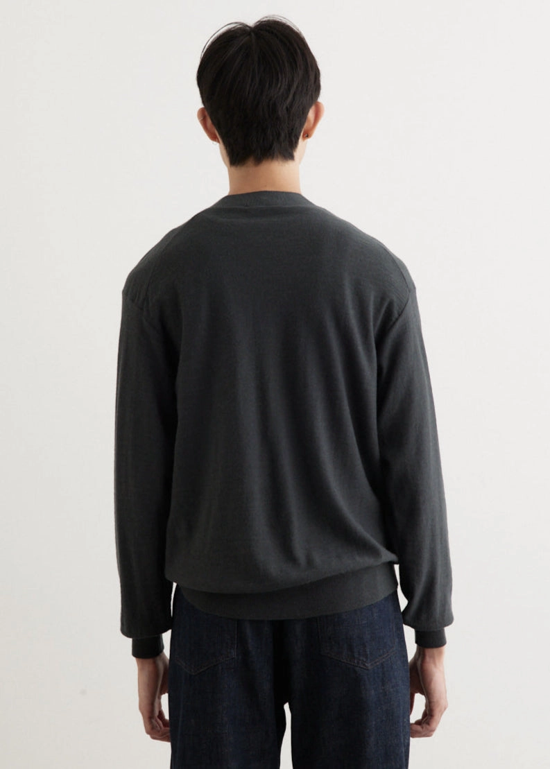 Relaxed Twisted Cardigan Soft Texture Evening Out