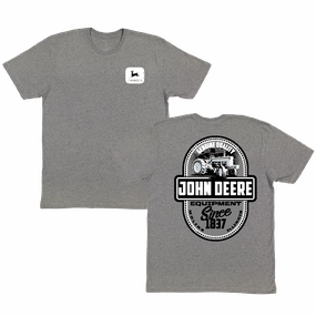 Grey John Deere Genuine Tee Trendsetter Choice