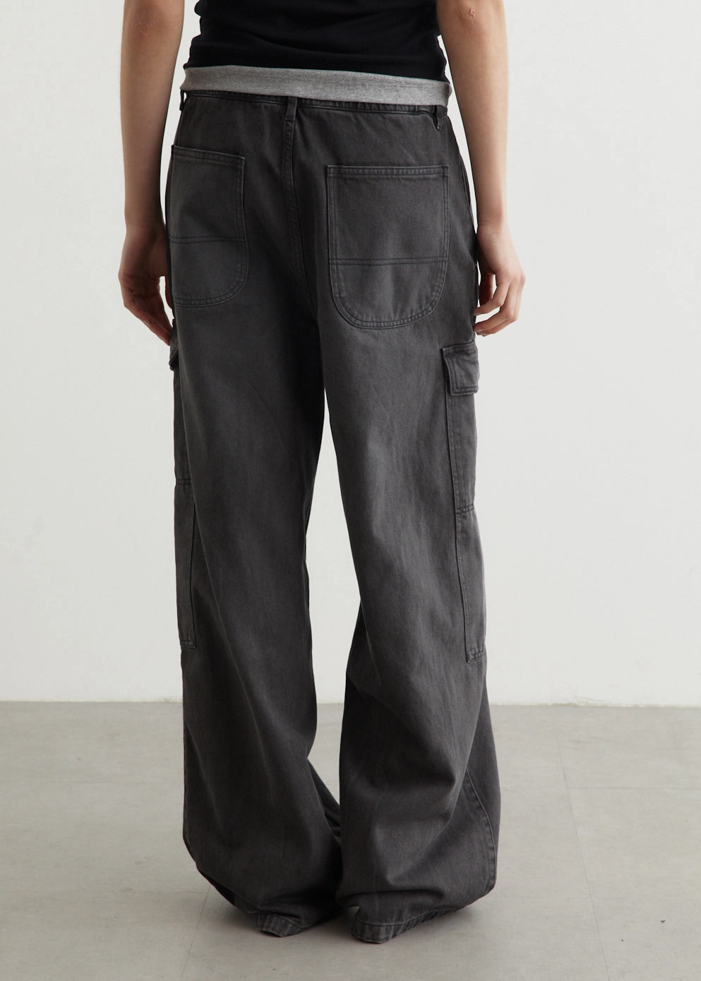 Relaxed Worker Baggy Pants AntiPillingFabric Lined interior