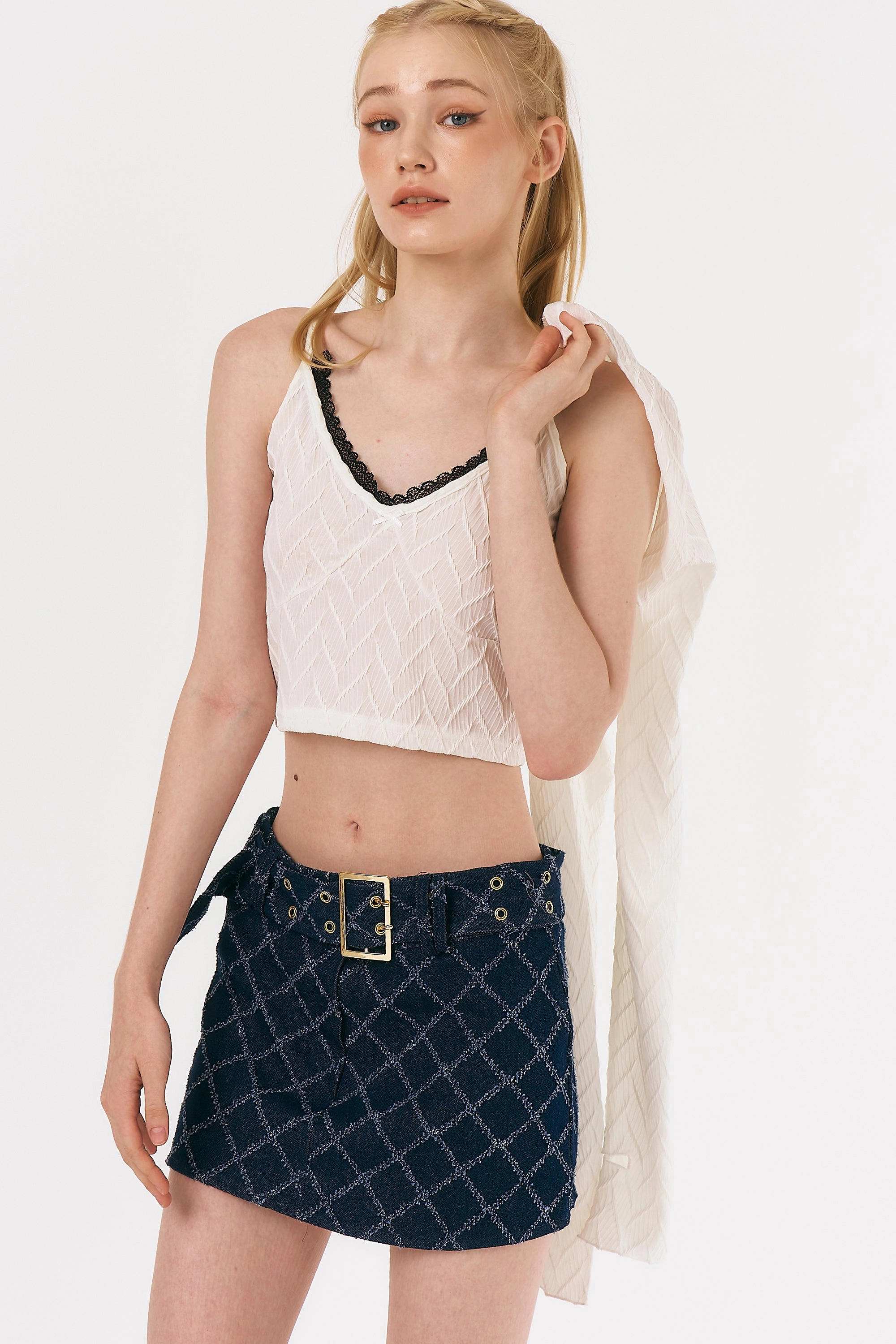 Melissa Micro Mini Denim Skirt Traveler Gear Morning Stroll Streetwear Fan Earthy High Quality