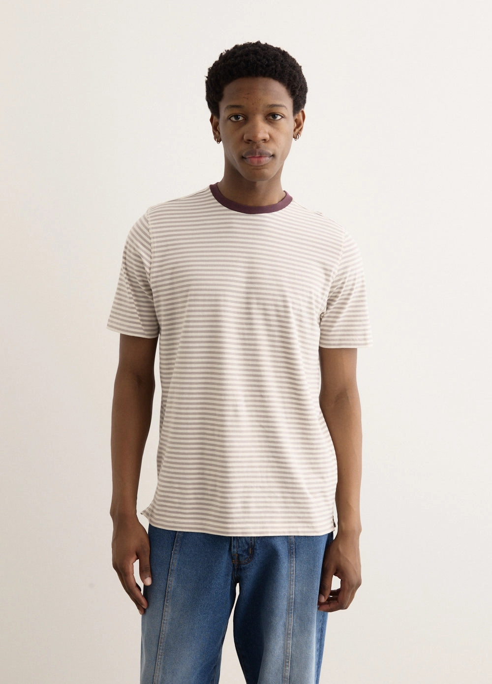 slim fit Striped Logo T-Shirt