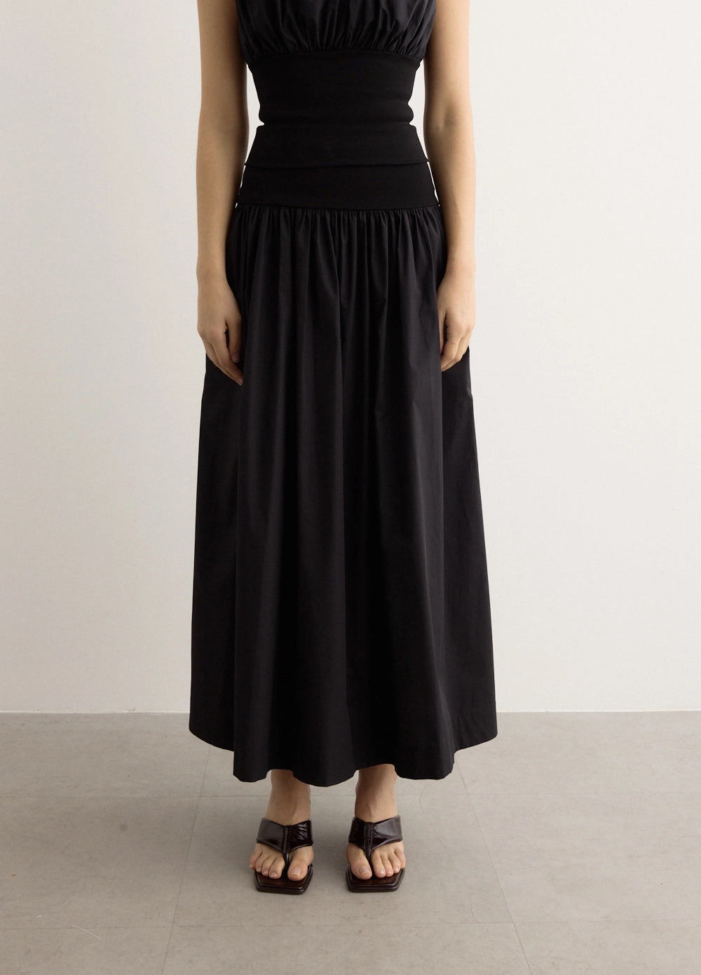 Cotton Rib Maxi Skirt Modest Wear Pure Vibes