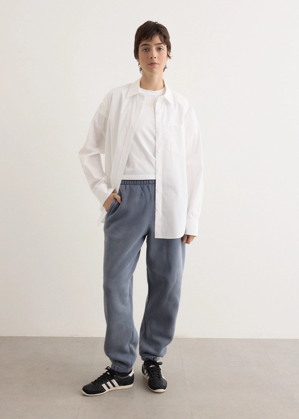 Essential Terry Classic Sweatpants Snug Waist Casual Comfort