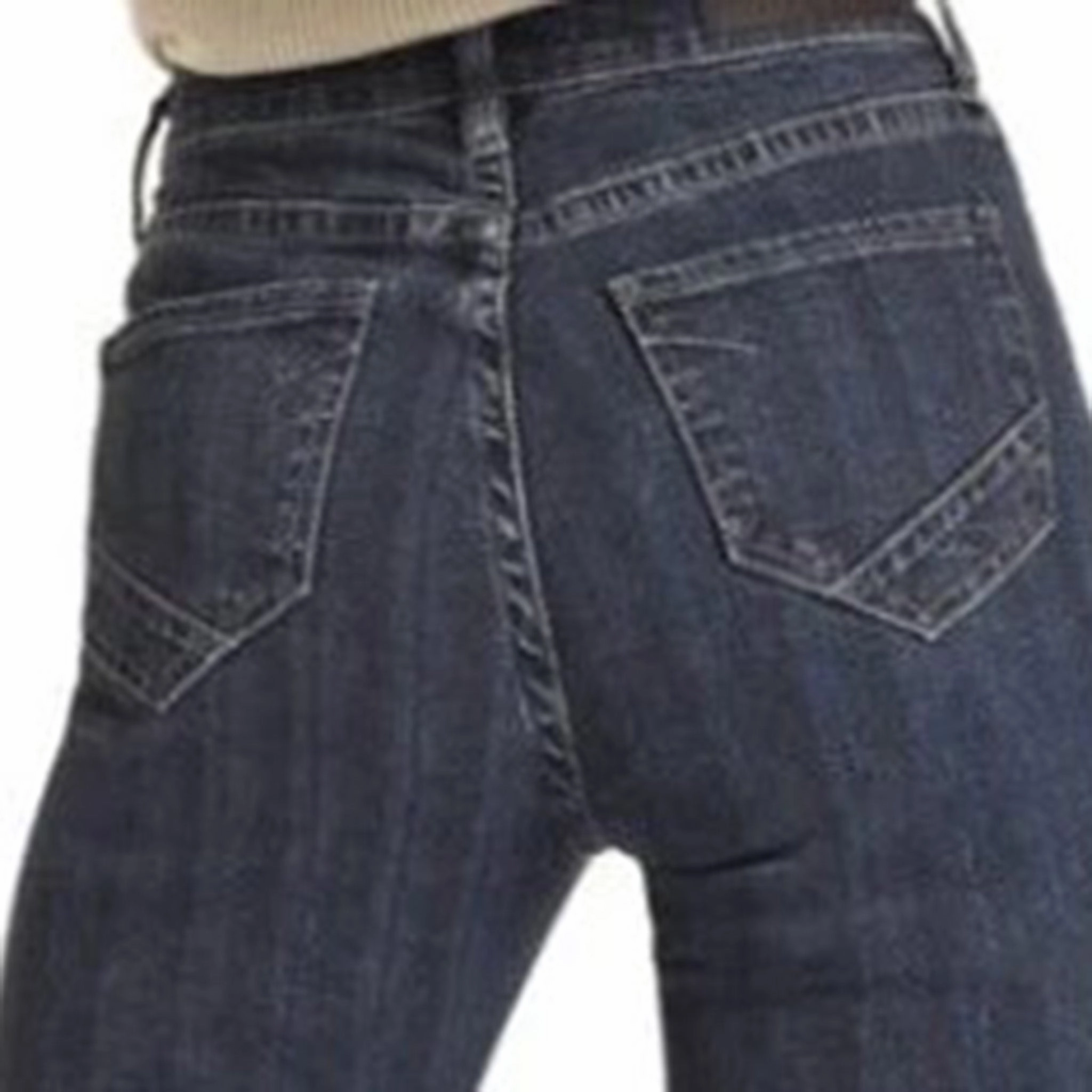 Rock & Roll Cowgirl Striped High Rise Trouser Jeans Clean Fit Modern Design