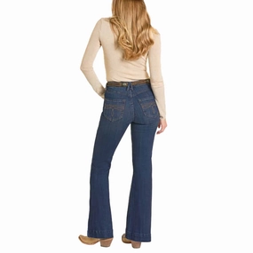 Stretch Soft Rock & Roll Cowgirl Women's Trouser Jean