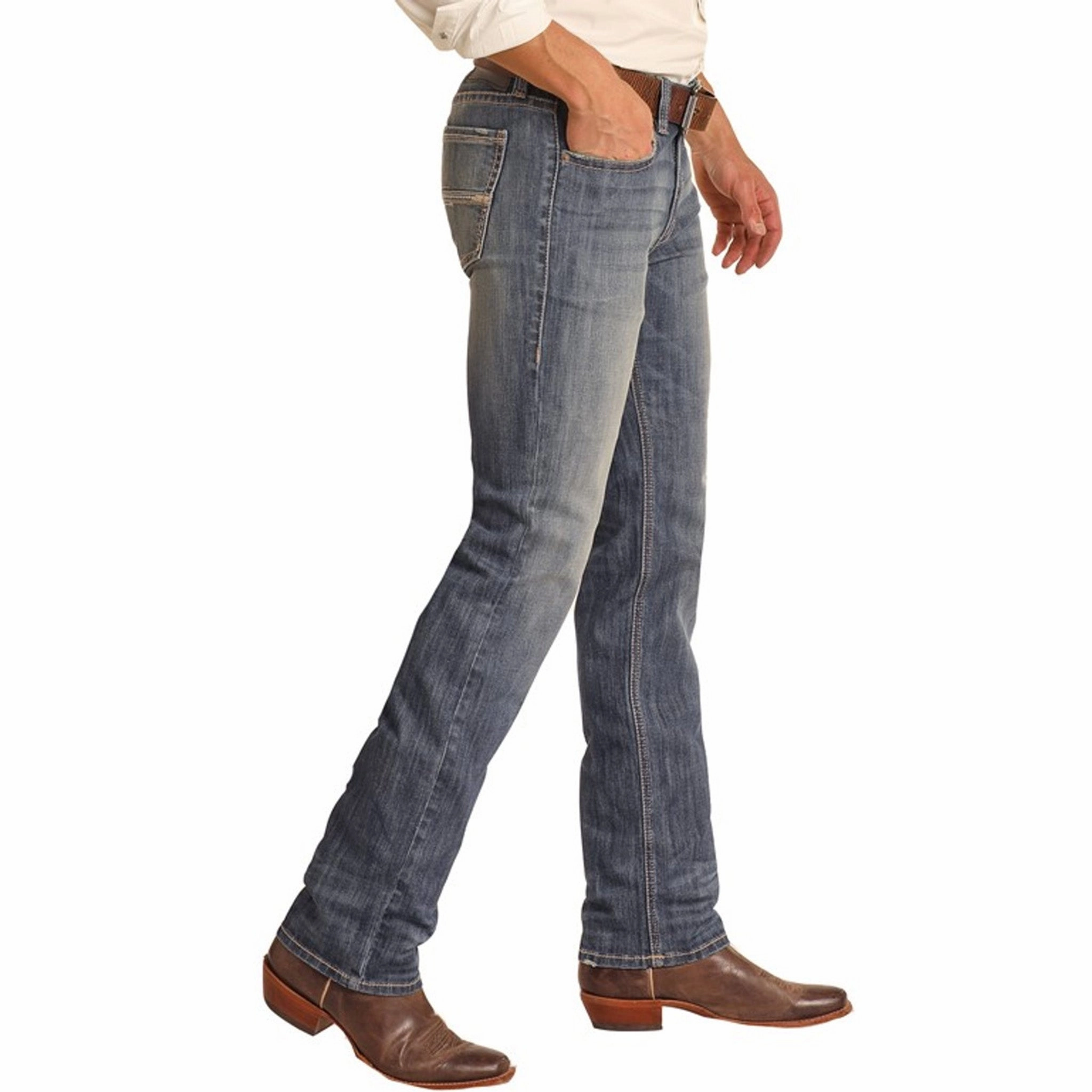 Rock & Roll Denim Men's Revolver Jean Fit Ready Polished Look