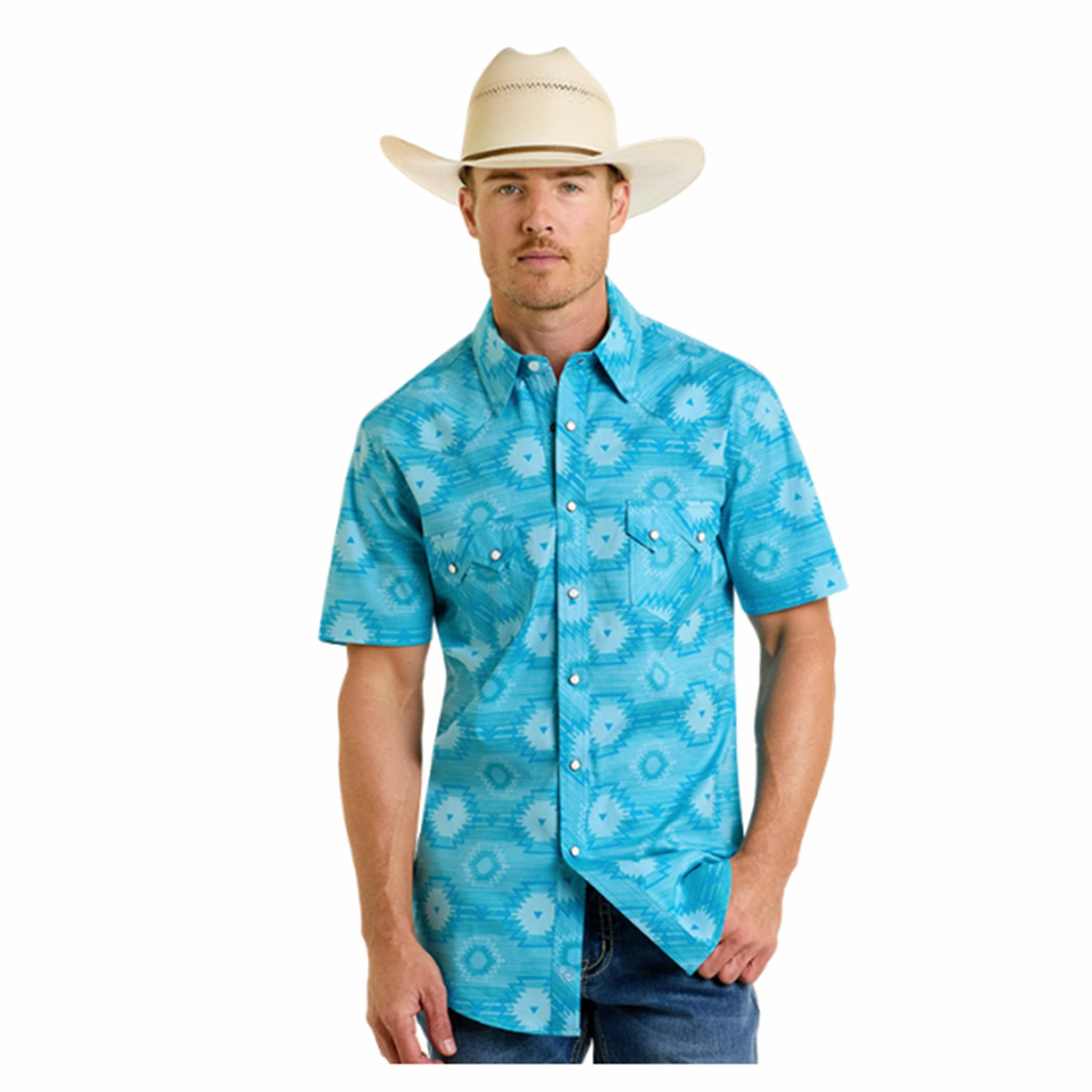 First Date Rock & Roll Men's Aztec Shirt