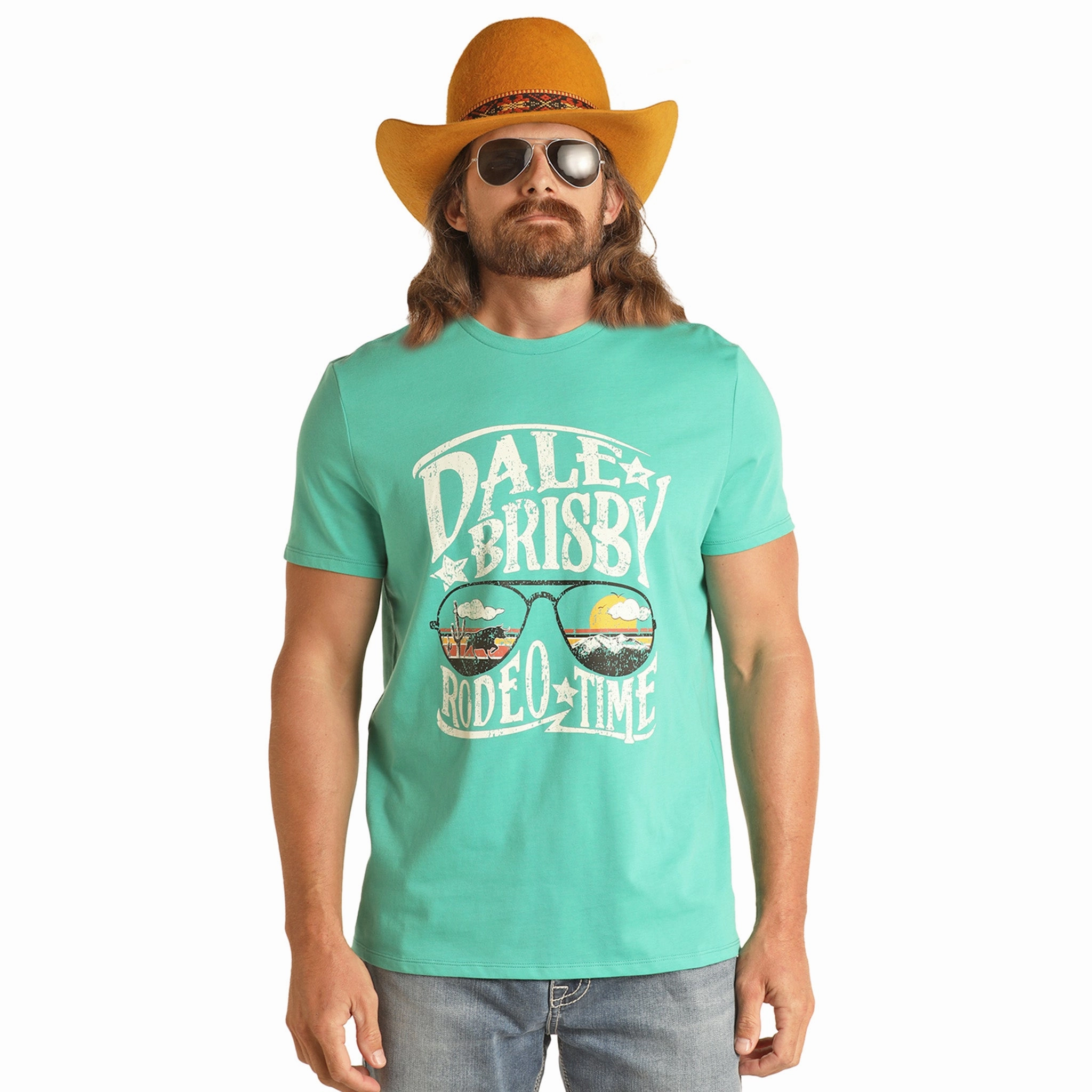 Cooling Core Technology Rock & Roll Men's Dale Brisby Rodeo Time Tee