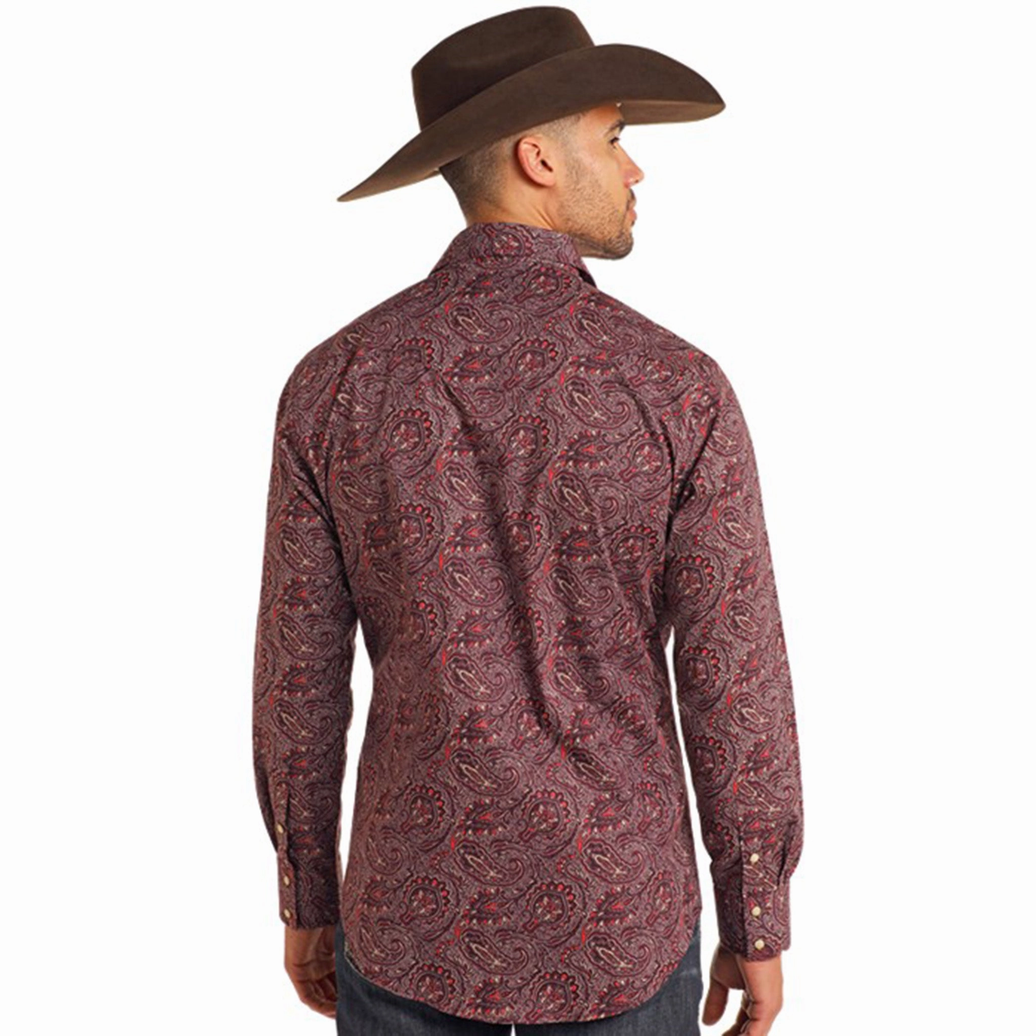 Pocket Detail Go-To Look Rock & Roll Men's Pearl Snap Shirt