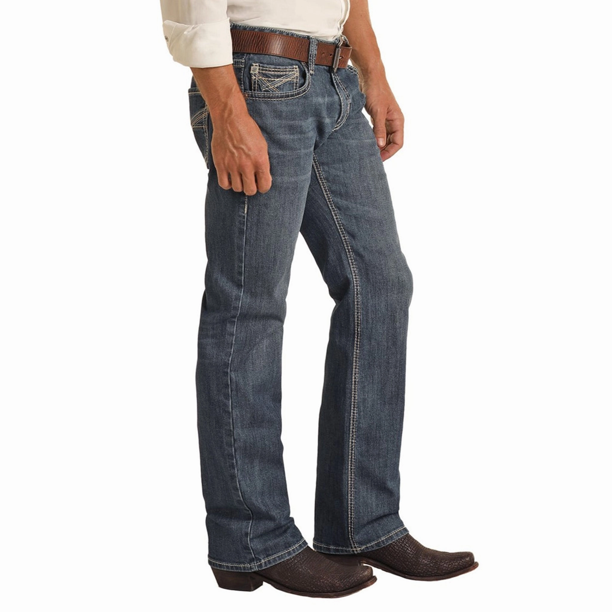 Sunny Vibes Rainy Day Shopping Day Rock & Roll Men's Pistol Straight Bootcut Jeans