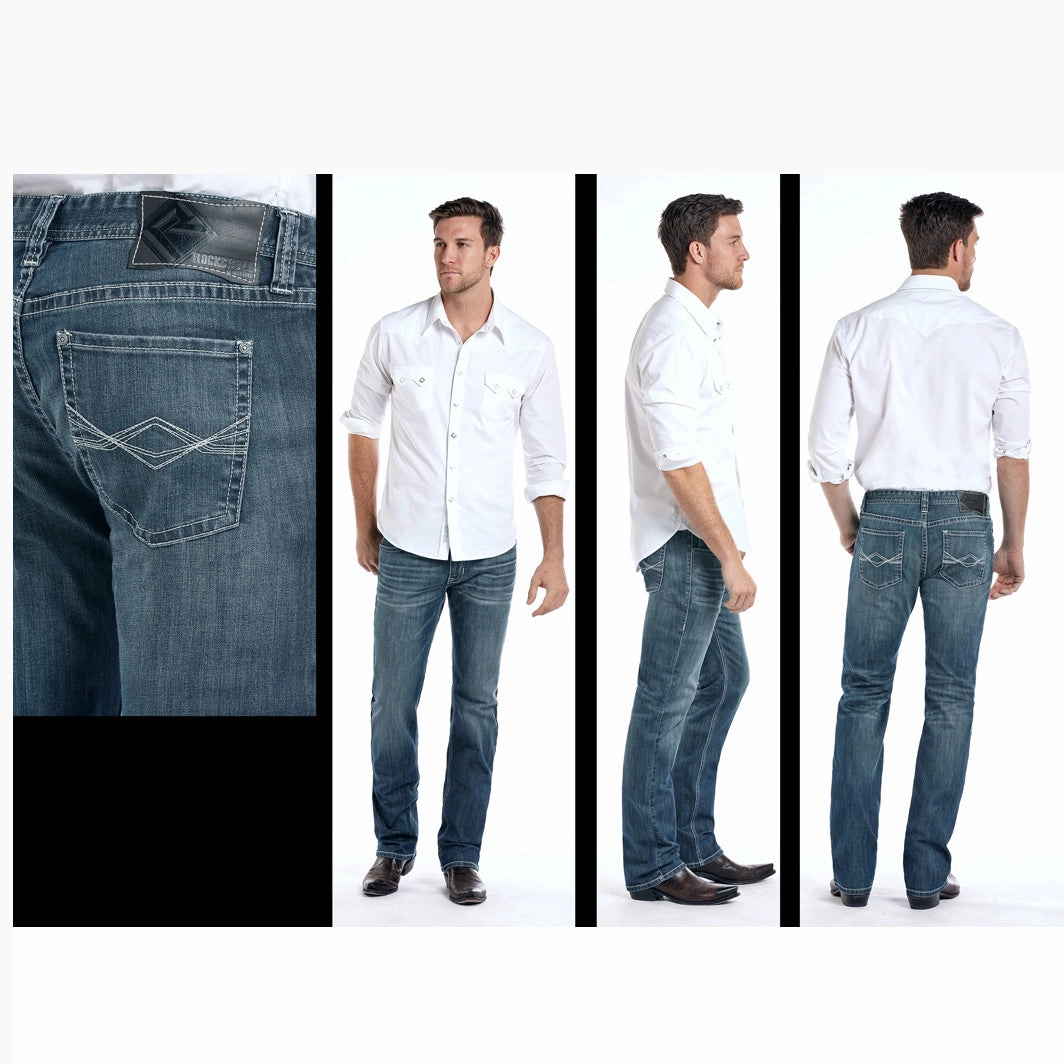 Rock & Roll Revolver Straight Slim Jean Comfortable Choice