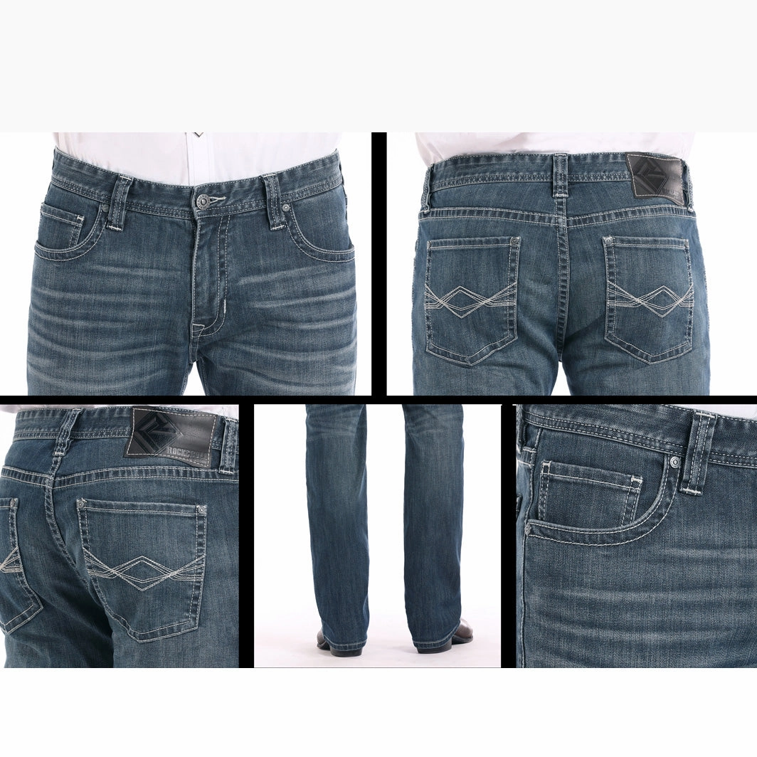 Travel Outfit Casual Stretch Relaxed Tailoring Rock & Roll Revolver Straight Slim Jean