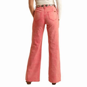 Core Layer Comfy Home Comfort Weekend Getaway Rock & Roll Women's Pink Wide Flare