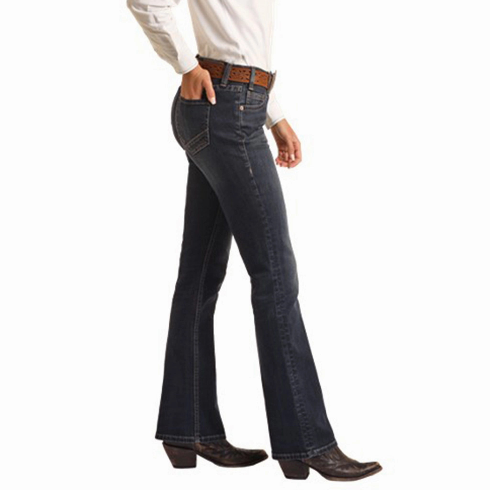 Rock and Roll Denim Women's Dark Wash Riding Denim Fashion Essential