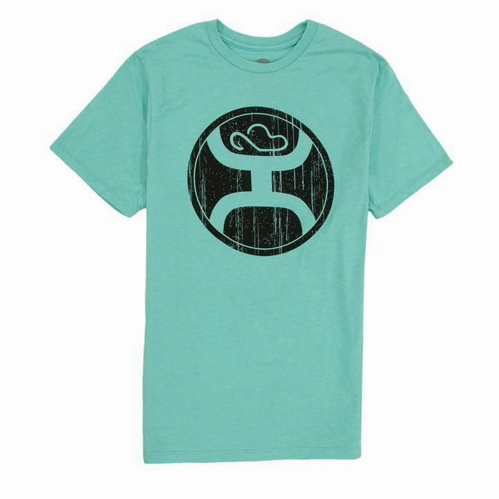 Hooey Turquoise Tee Everyday Look Seamless Shoulder Construction