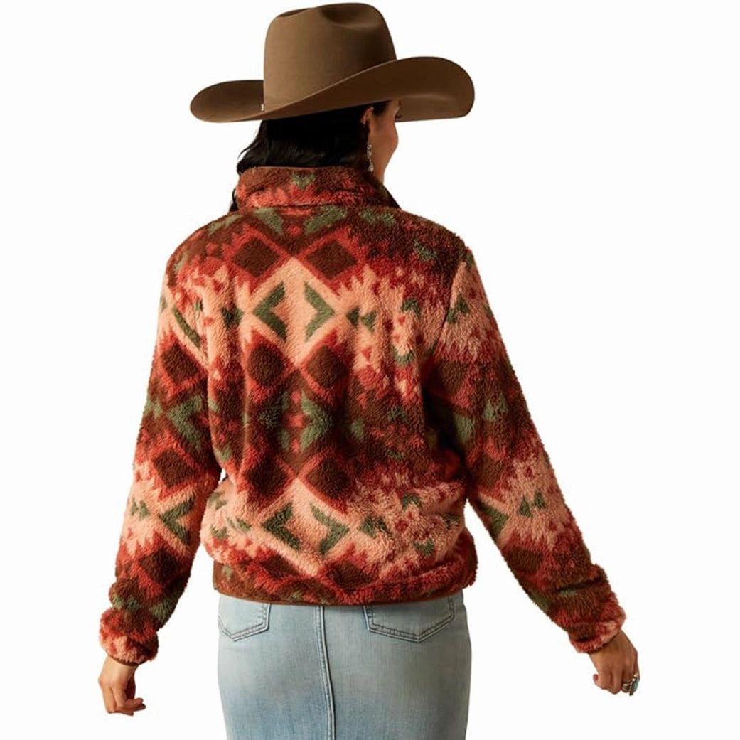 Microfiber texture Ariat Women's Berber Snap Front Sweater