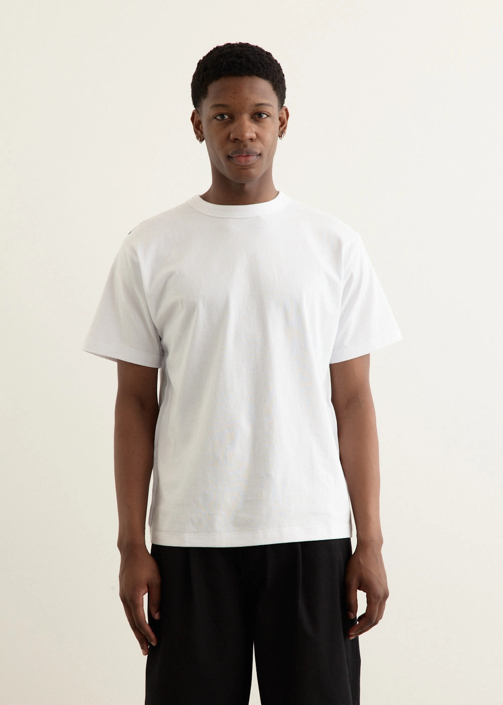 Button Down Relaxed Waistband Standard T-Shirt