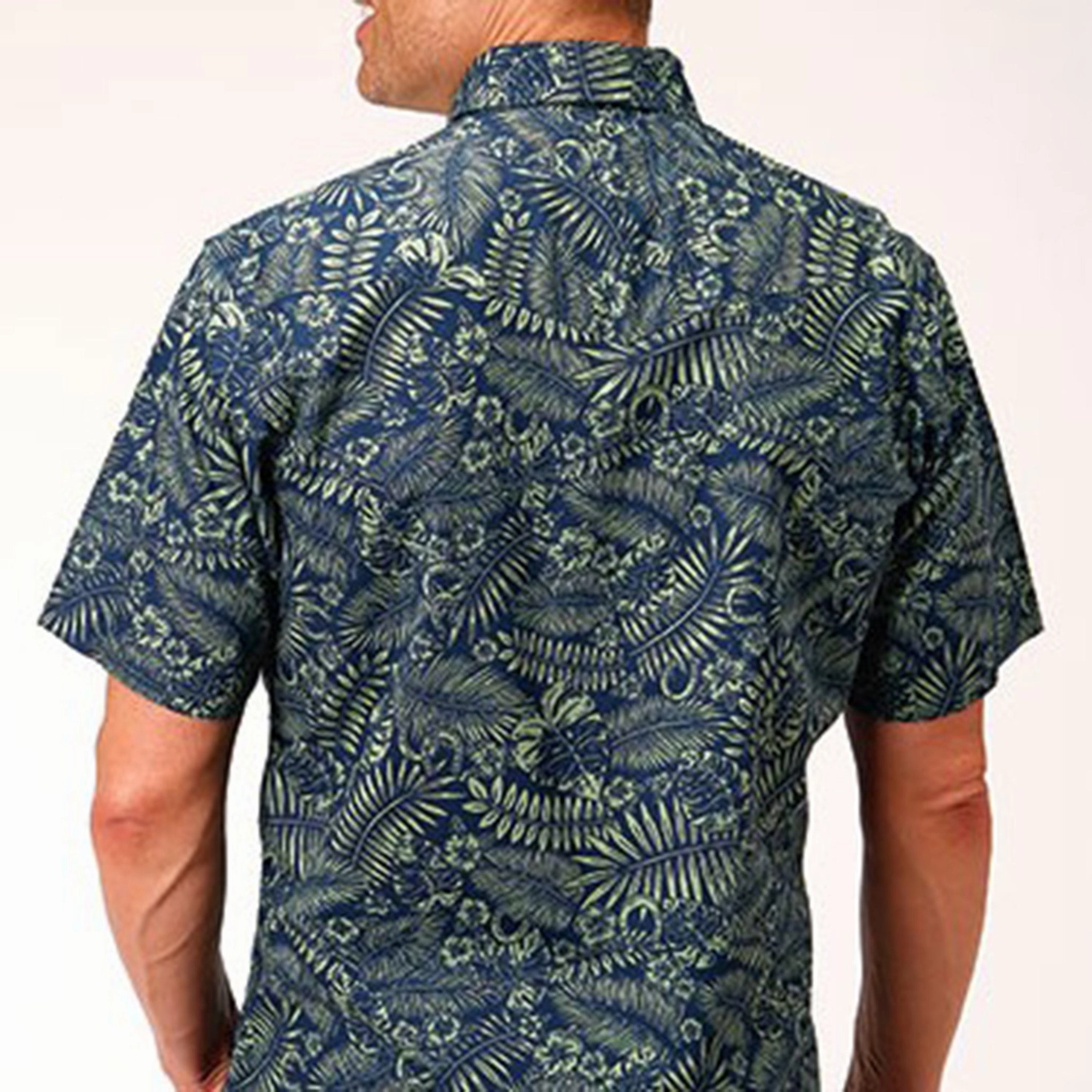 Sustainable production Roper Men's Tropical Print Shirt