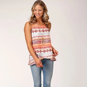 Roper Women's Multi Aztec Tank Street Style