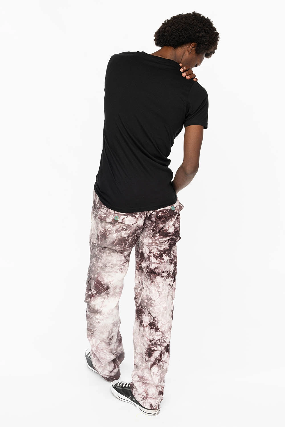 ORIGINAL ROBIN??S JEAN CALL OF DUTY CARGO PANTS IN CRYSTAL TIE DYE PURPLE Daily Go