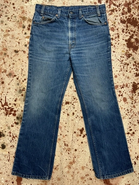Vintage USA Levi's 517 Superwash Orange Tab Denim Jeans (JYJ1024-321) tailored look All Fit Style