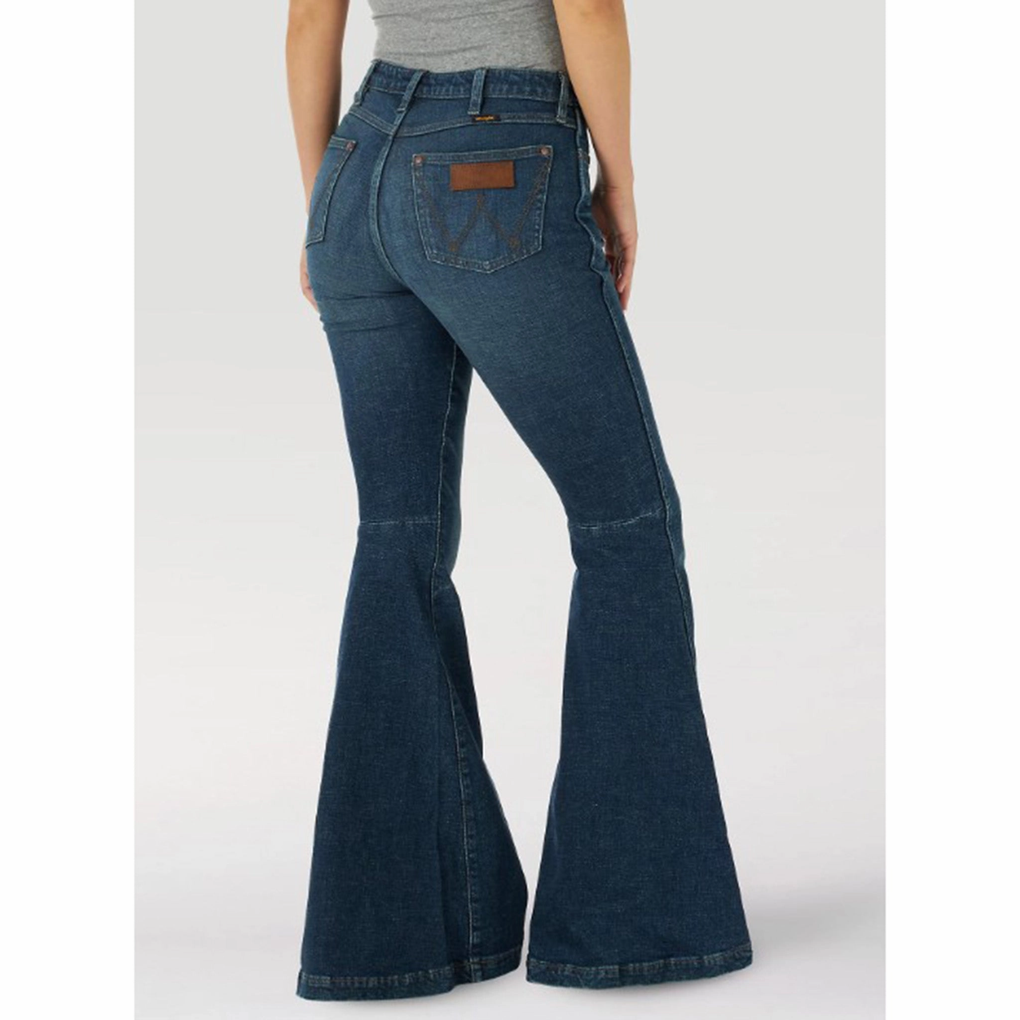 Wrangler Women's High Rise Jana Flare Jeans Night Out Daily Wear