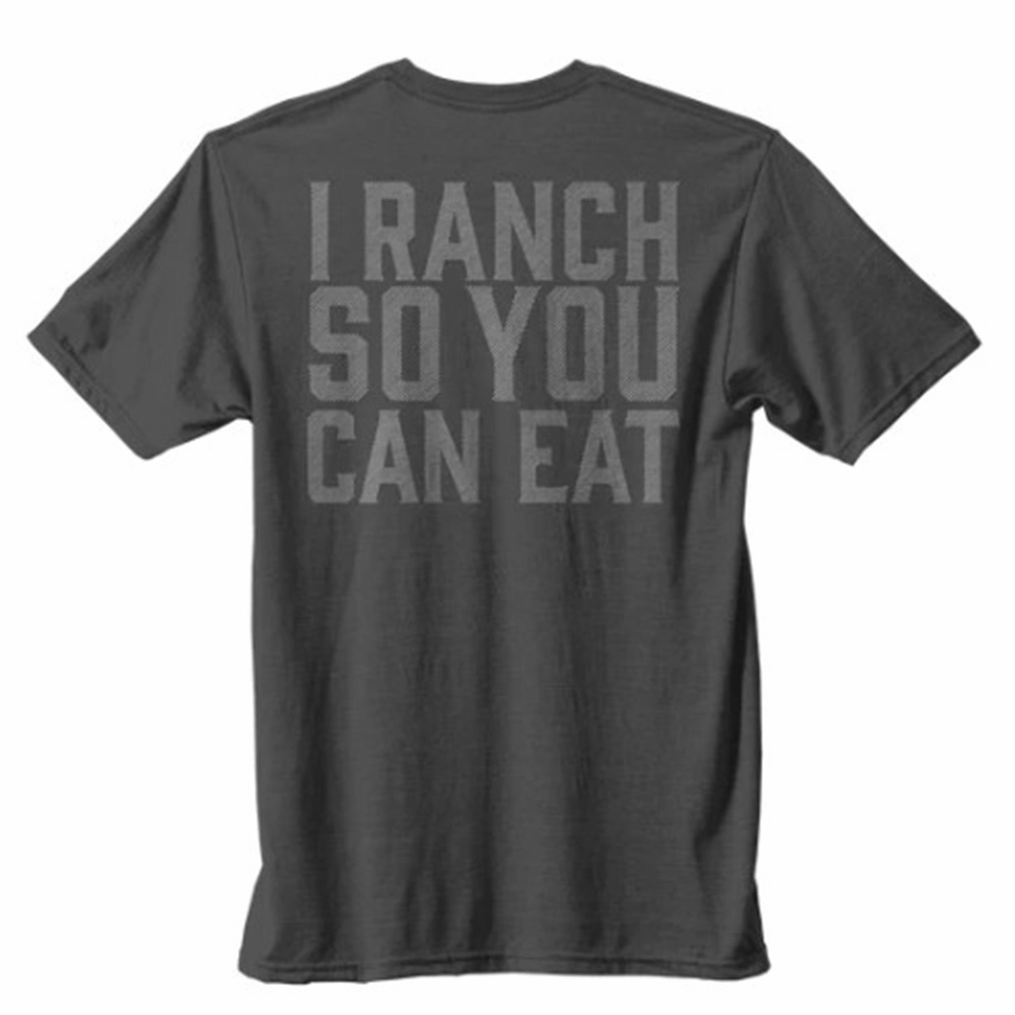 Rural Cloth Men's Ranch So You Can Eat Tee Tailored Silhouette