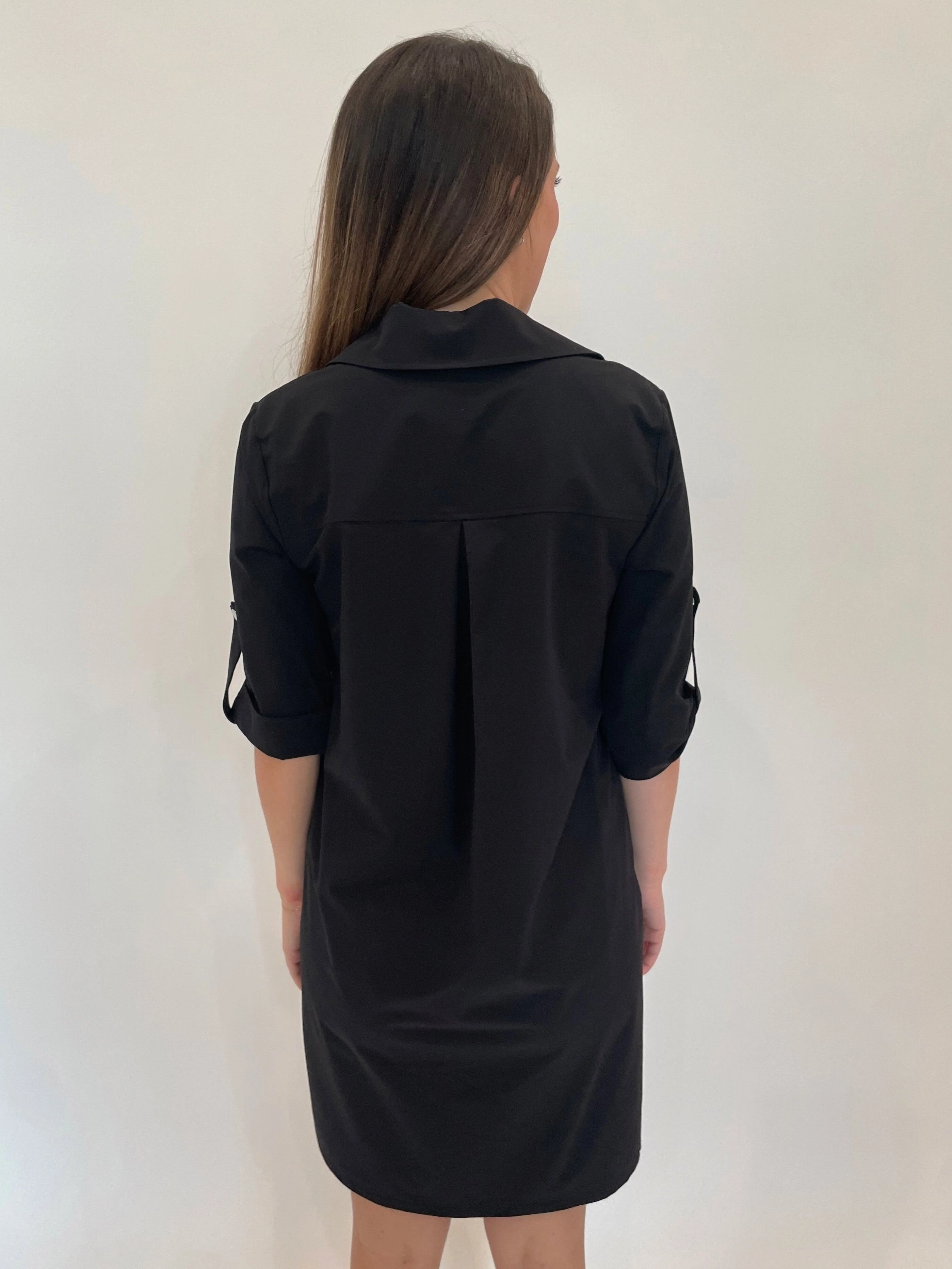 Ryan Tech Dress - Onyx Slim Touch Cool Shape