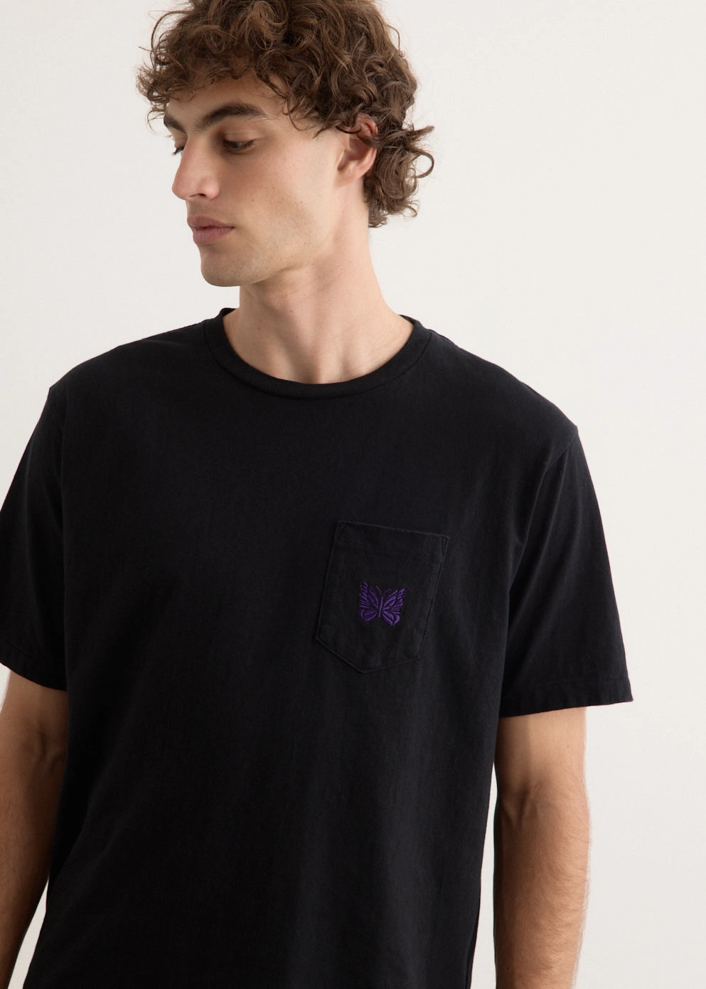 Anti Pill Surface Versatile Comfort S/S Papillon Emblem Pocket T-Shirt