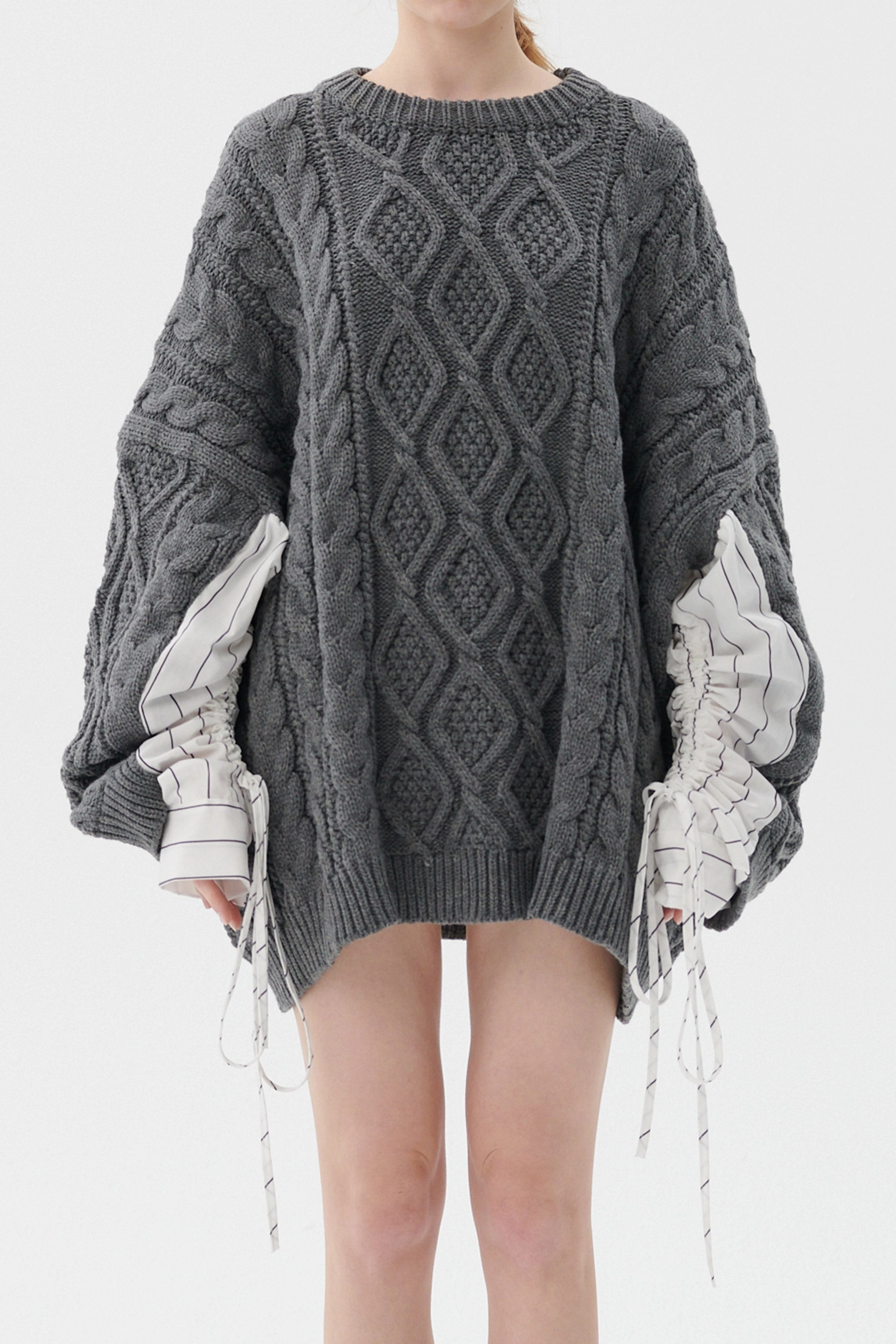 Comfortable Layer Sadie Shirt Combo Knit Pullover