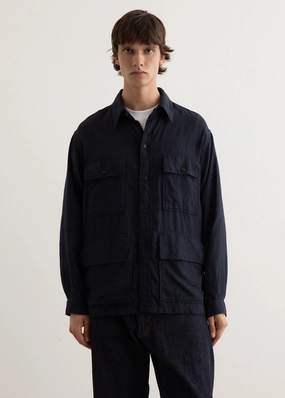 Safari Shirt Jacket NonChafing Seam Placement Autumn Wear