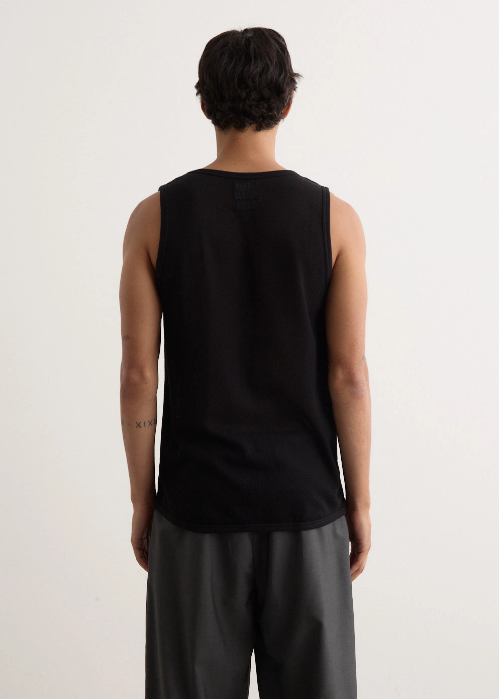 Adults Only Mesh Top Classic Look Circular Knit Design