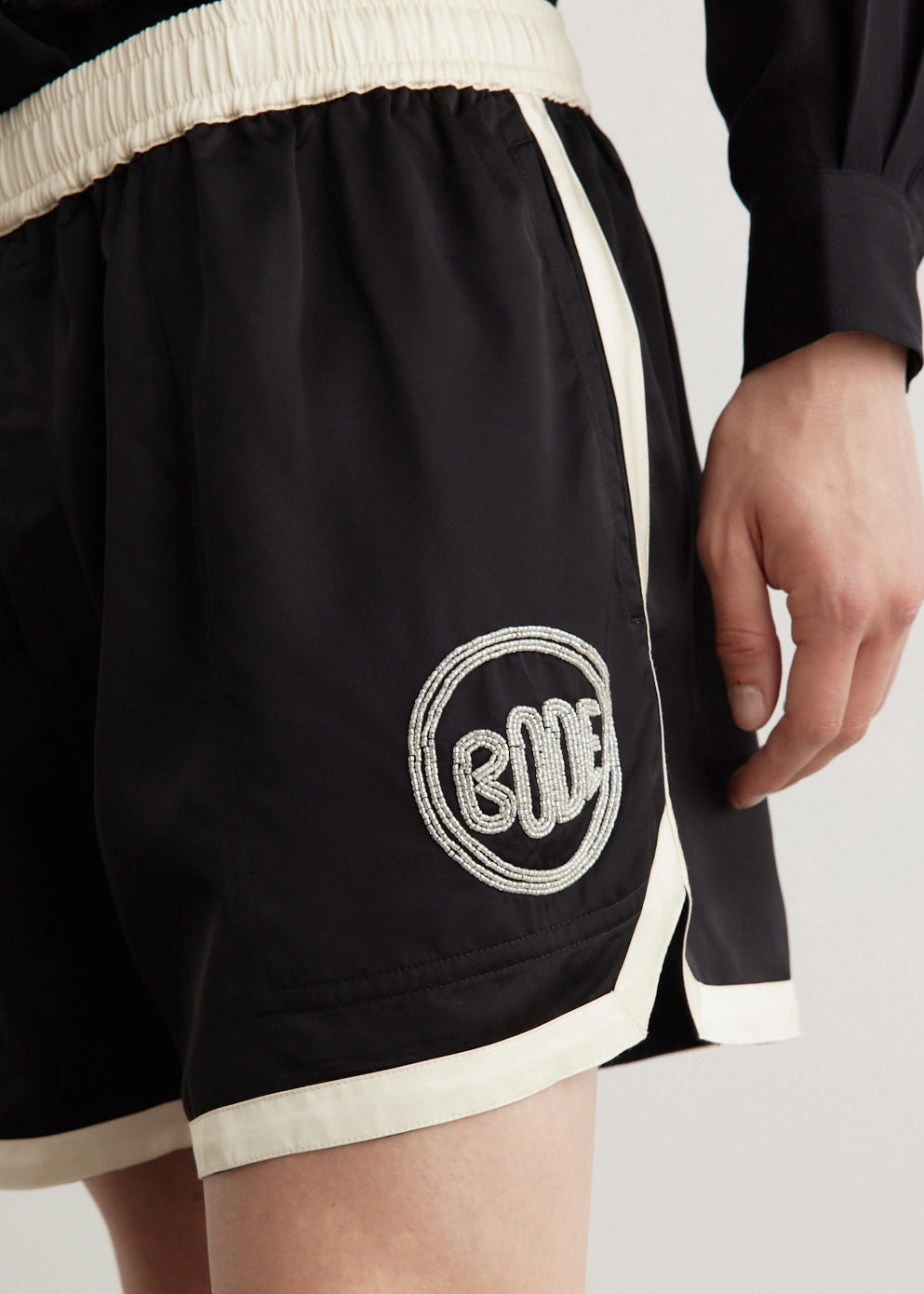 Satin Gym Shorts Performance Flex